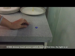 S1004 chuyển đổi cảm biến cảm ứng giảm độ mờ, chiều dài cáp 1500mm, DC12V, tối đa 60W, Điều khiển chia