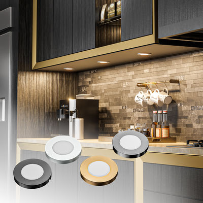 Đèn LED Ultra Thin Puck Đèn thay đổi ốp từ tính được nhúng / gắn trên bề mặt