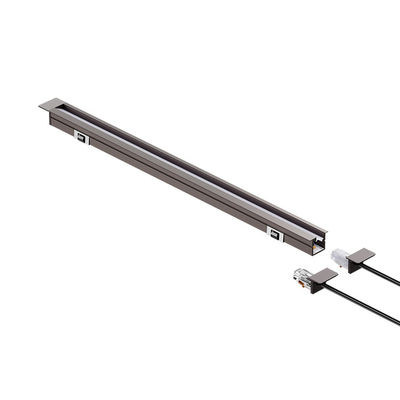 Trang trí Dải đèn LED nhôm Profile ánh sáng trong nhà Mặt nạ PC Oblique A2Q06.Pro