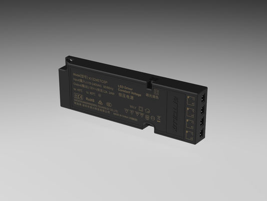 ETSC 24W-12V Máy điều khiển đèn LED điện áp liên tục cực mỏng để điều chỉnh thời gian và CCT